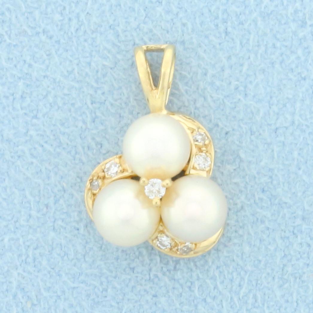 Details about 14k Yellow Gold Sets Diamonds Black Cultured Pearl Unique Design Pendant TPJ Details about 14k Yellow Gold Sets Diamonds Black Cultured Pearl Unique Design Pendant TPJ